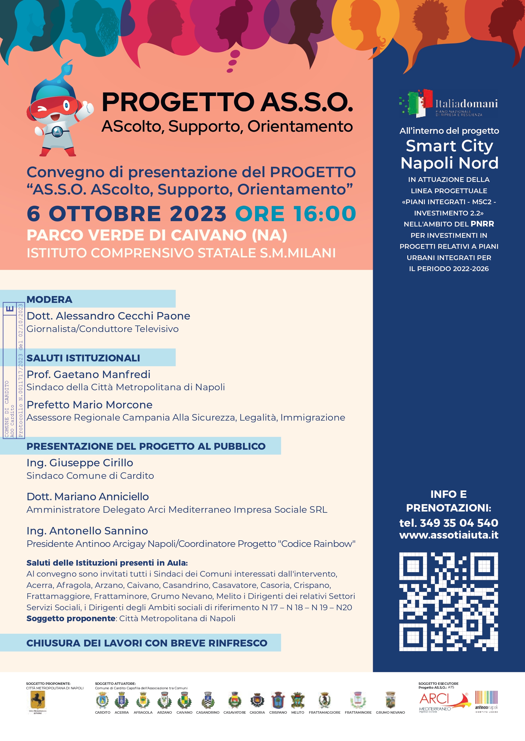 Progetto AS.S.O. Ascolto - Supporto - Orientamento